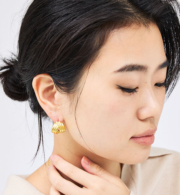 Rouge vif「【MC STUDIO/エムシースタジオ】ツイストピアス」|ピアス|