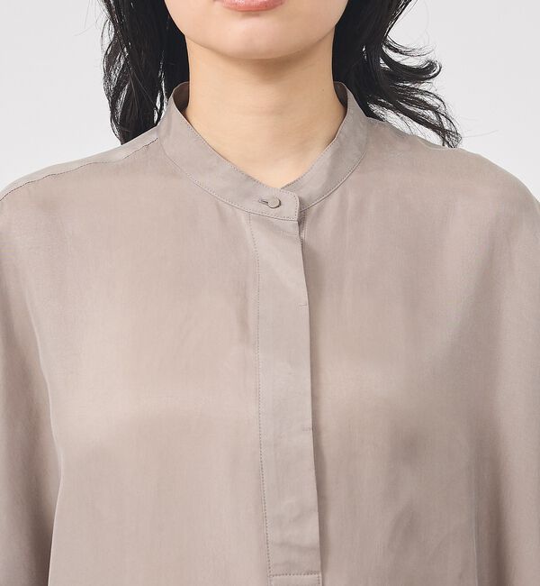 Rouge vif「【セットアップ対応】キュプラフィブリルドレープスキッパーブラウス」|シャツ・ブラウス|