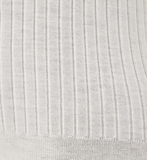 qualite「レイヤードワイドリブニット」|ニット・セーター|