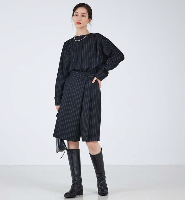 qualite「【セットアップ対応】ウールサキソニーラップショートパンツ」|その他|