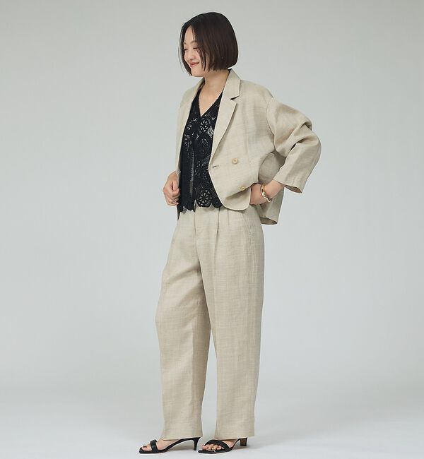 qualite「【セットアップ対応】ミックスカラーラミージャケット」|その他|