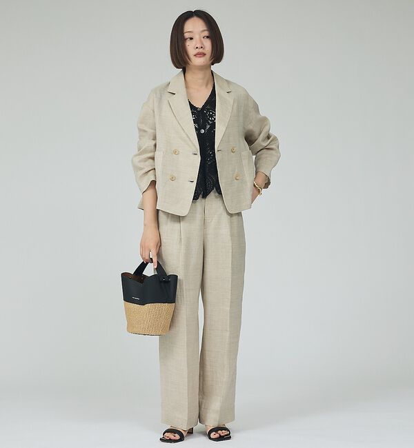 qualite「【セットアップ対応】ミックスカラーラミージャケット」|その他|