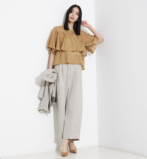 qualite「【セットアップ対応】ミックスカラーラミーパンツ」|その他|