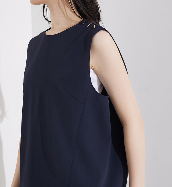 qualite「コクーンノースリーブ」|キャミソール|