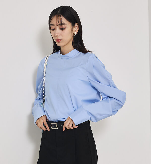 qualite「カービースリーブブラウス」|シャツ・ブラウス|