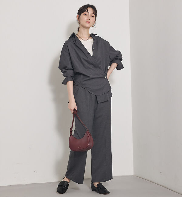 qualite「【セットアップ対応】ソフトサキソニードロストパンツ」|その他|