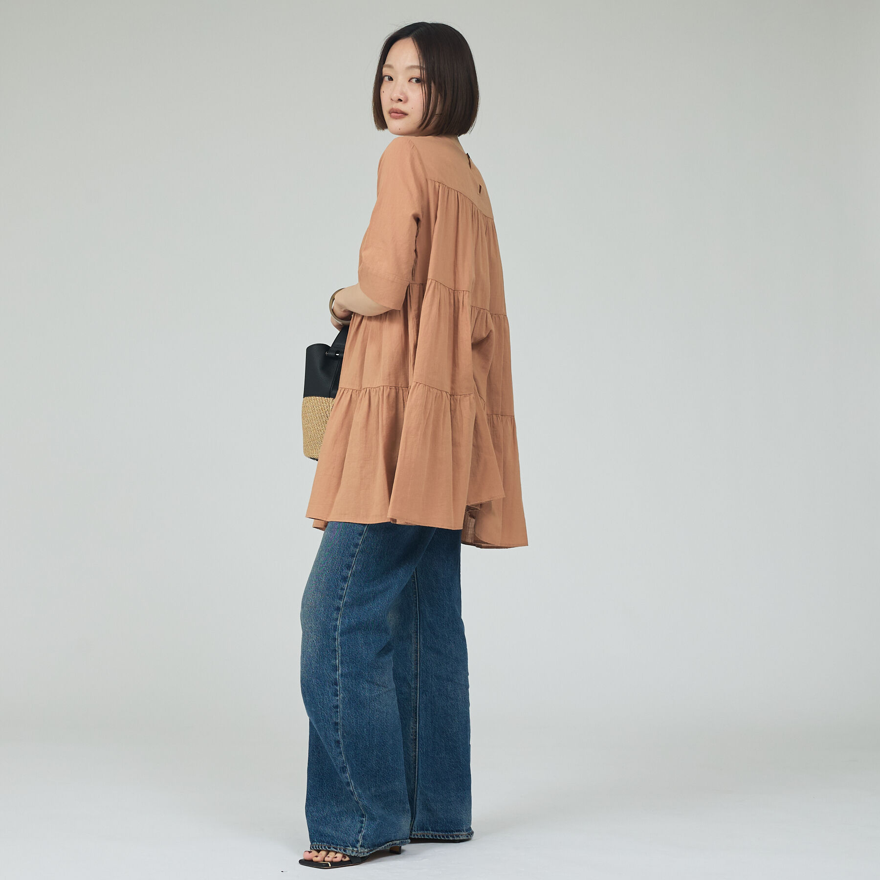 qualite「ティアードチュニック」|ワンピース|