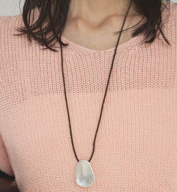 qualite「レザーワントップネックレス」|ネックレス|