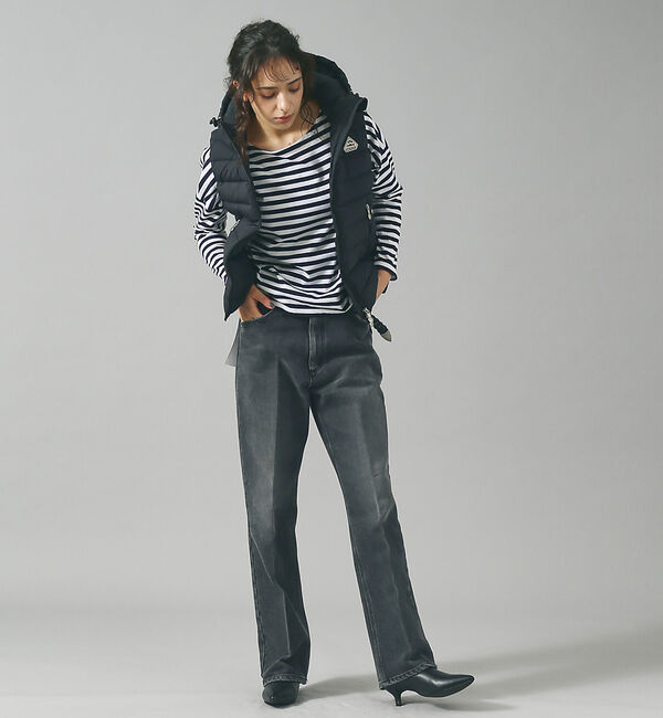 AU BANNISTER「【LAROUTE】ポインテッドサイドゴアブーツ」|ショートブーツ|