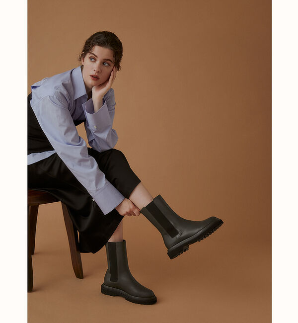 AU BANNISTER「トラックソールサイドゴアブーツ」|ショートブーツ|