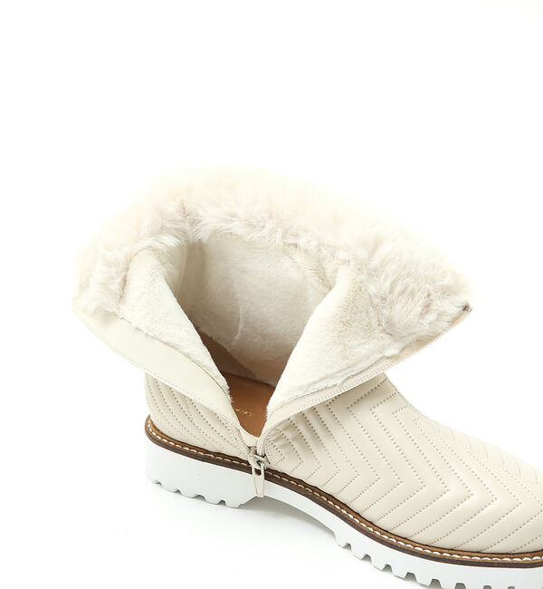 AU BANNISTER「【晴雨兼用】タンクソールボアブーツ」|ショートブーツ|