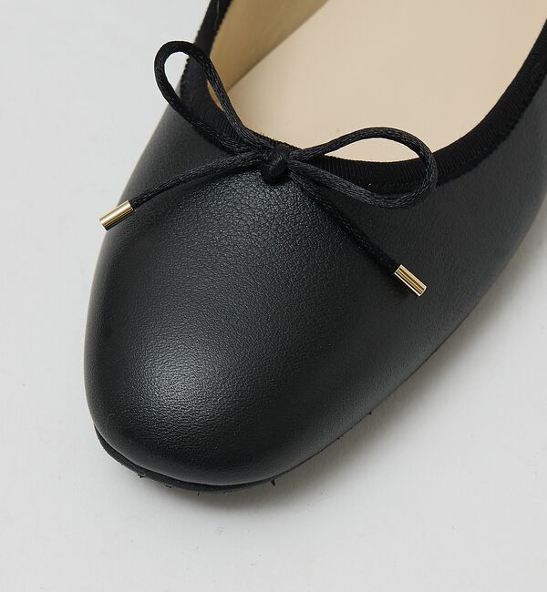 AU BANNISTER「撥水レザーバレエシューズ」|バレエシューズ|