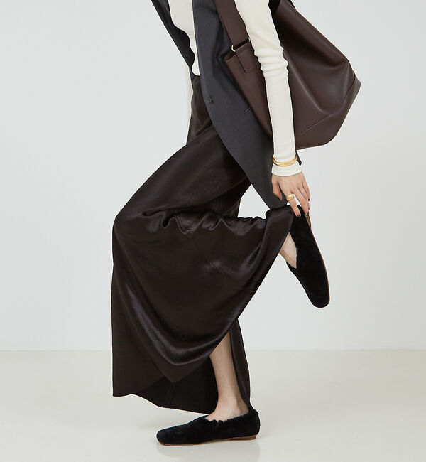The Store by C' 「【COCUCA】サテンフレアースカート」|スカート|