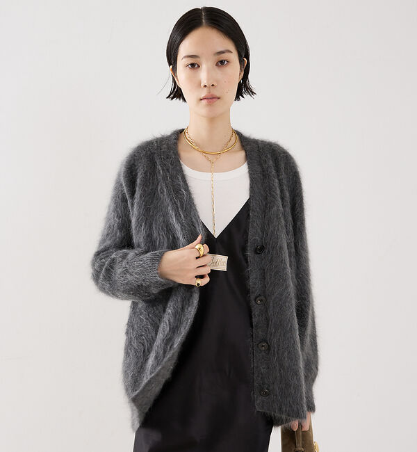 The Store by C' 「【COCUCA】カシミヤファーカーディガン」|カーディガン|