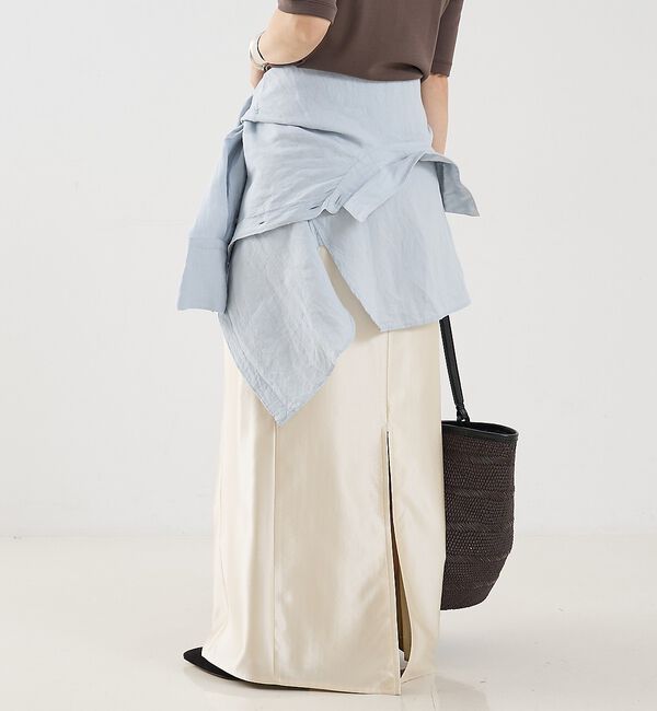 The Store by C' 「【COCUCA】シルクサテンスカート」|スカート|