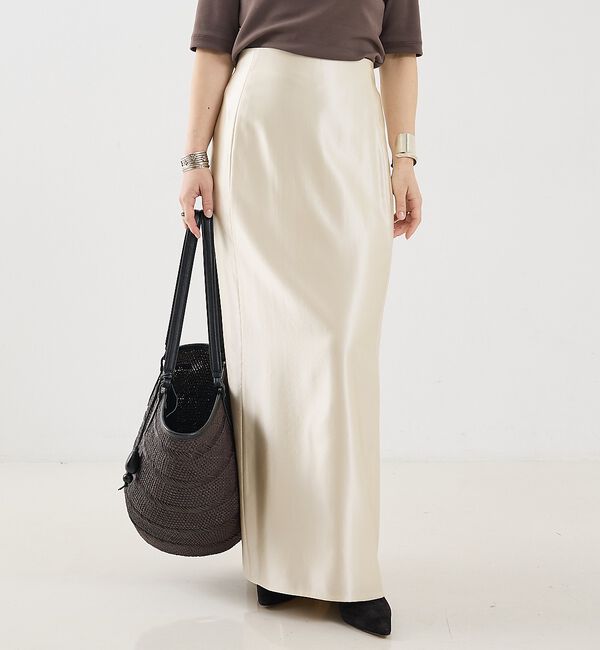 The Store by C' 「【COCUCA】シルクサテンスカート」|スカート|