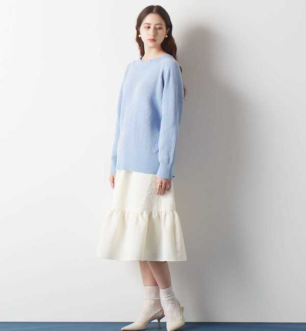 TIARA「モール片畦ニット」|ニット・セーター|