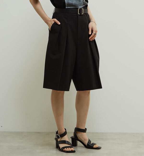 Soffitto「多機能ストレッチ素材麻混ショート丈パンツ」|その他|
