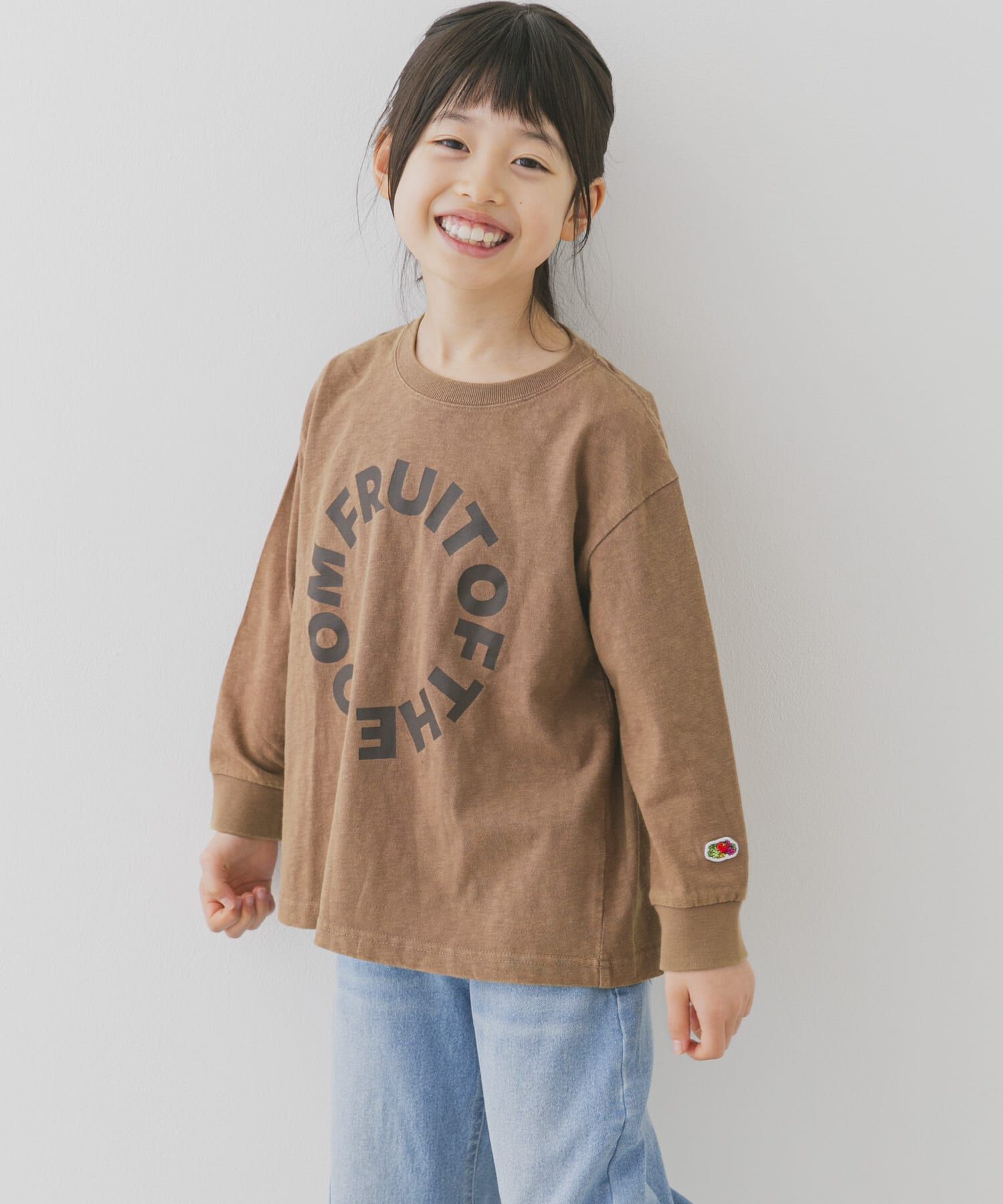 URBAN RESEARCH DOORS「『別注』FRUIT OF THE LOOM&times;DOORS　サークルロゴ長袖Tシャツ(KIDS)」|その他|