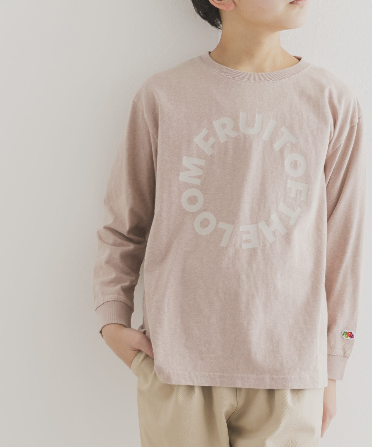 URBAN RESEARCH DOORS「『別注』FRUIT OF THE LOOM&times;DOORS　サークルロゴ長袖Tシャツ(KIDS)」|その他|