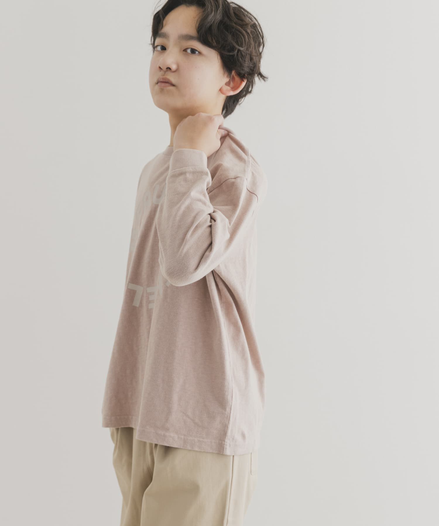 URBAN RESEARCH DOORS「『別注』FRUIT OF THE LOOM&times;DOORS　サークルロゴ長袖Tシャツ(KIDS)」|その他|