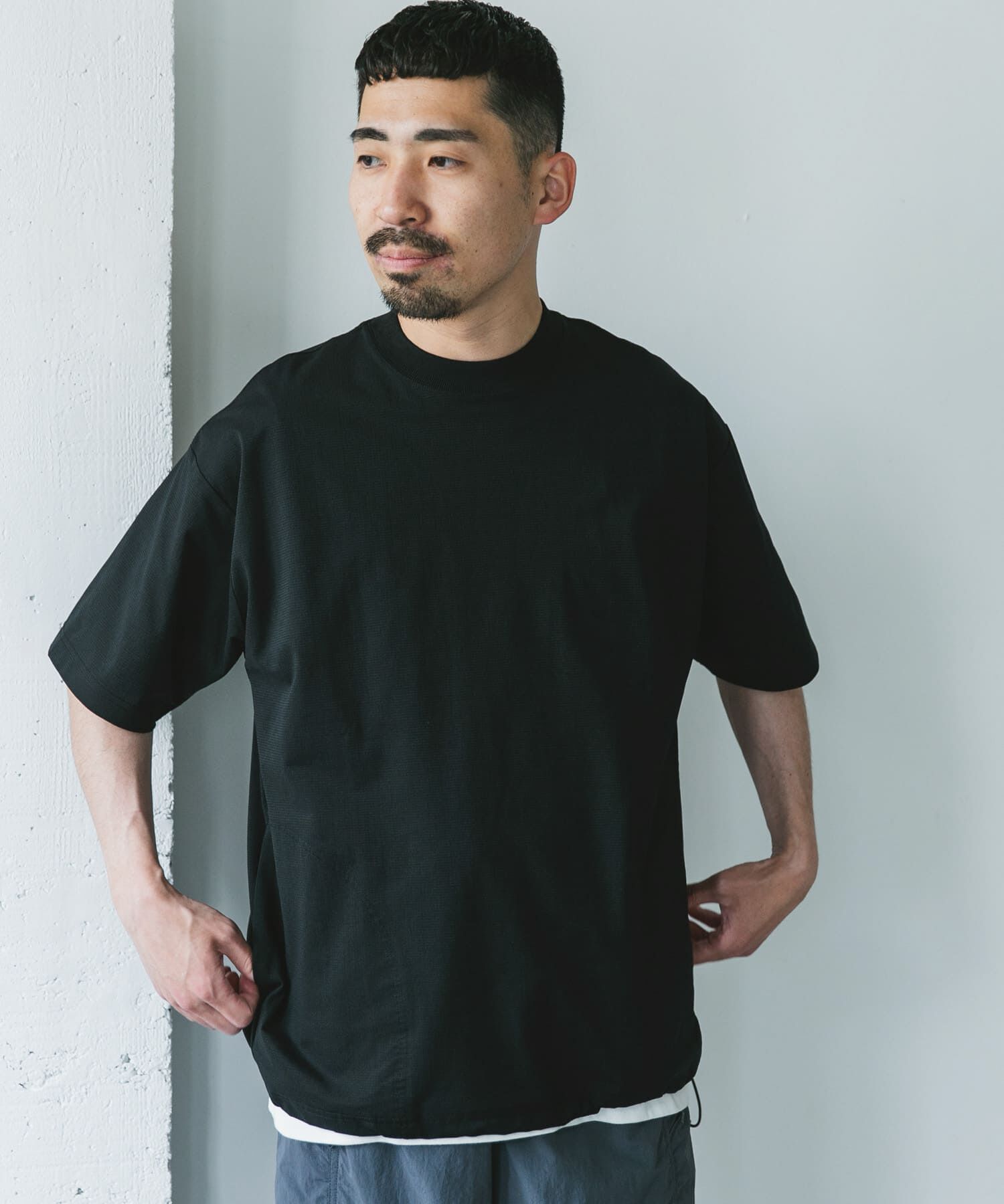 URBAN RESEARCH DOORS「『XLｻｲｽﾞ/WEB限定』『吸水速乾/接触冷感/ｲｰｼﾞｰｹｱ』ｸｲｯｸﾄ  」|Tシャツ・カットソー|