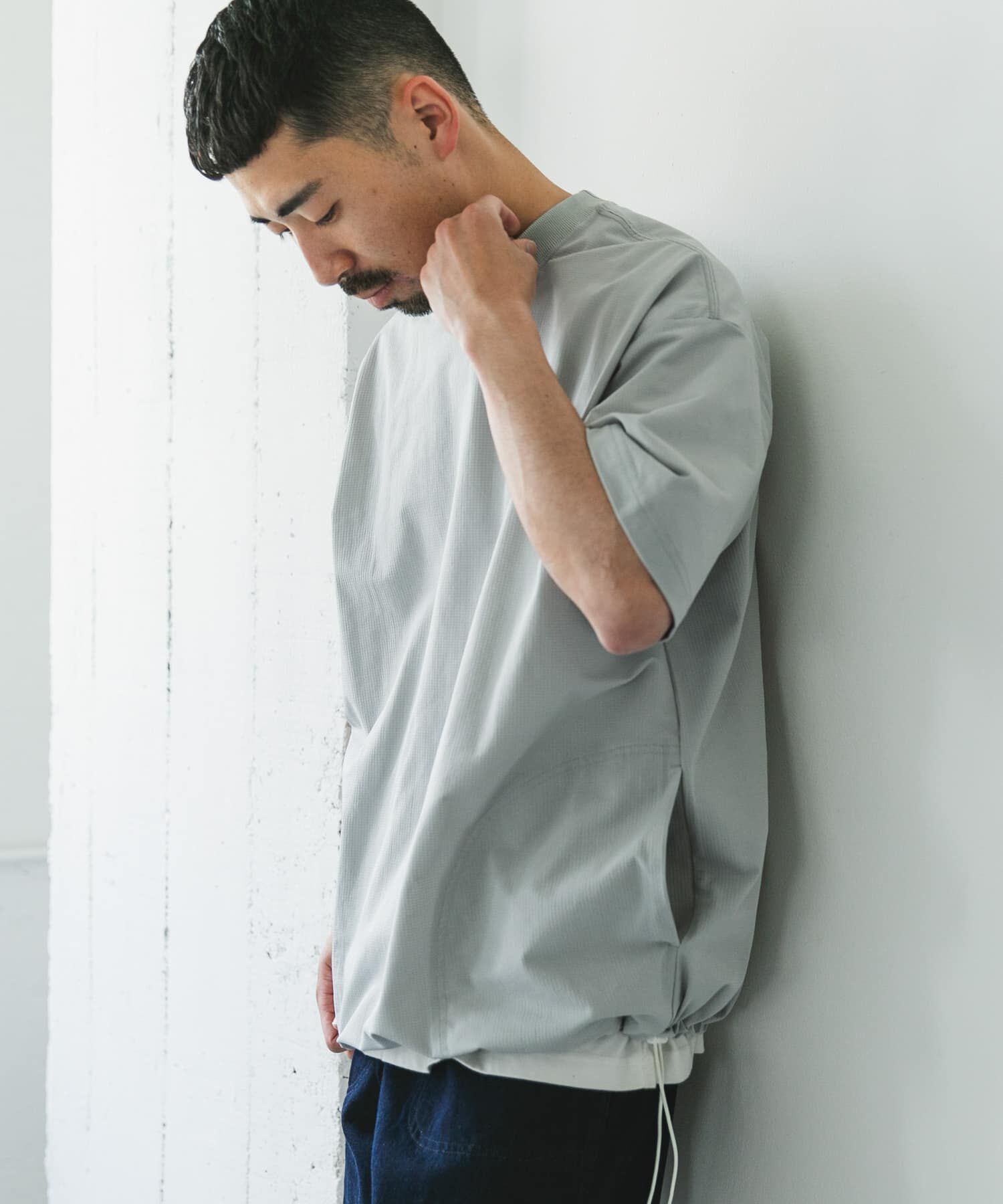 URBAN RESEARCH DOORS「『XLｻｲｽﾞ/WEB限定』『吸水速乾/接触冷感/ｲｰｼﾞｰｹｱ』ｸｲｯｸﾄ  」|Tシャツ・カットソー|