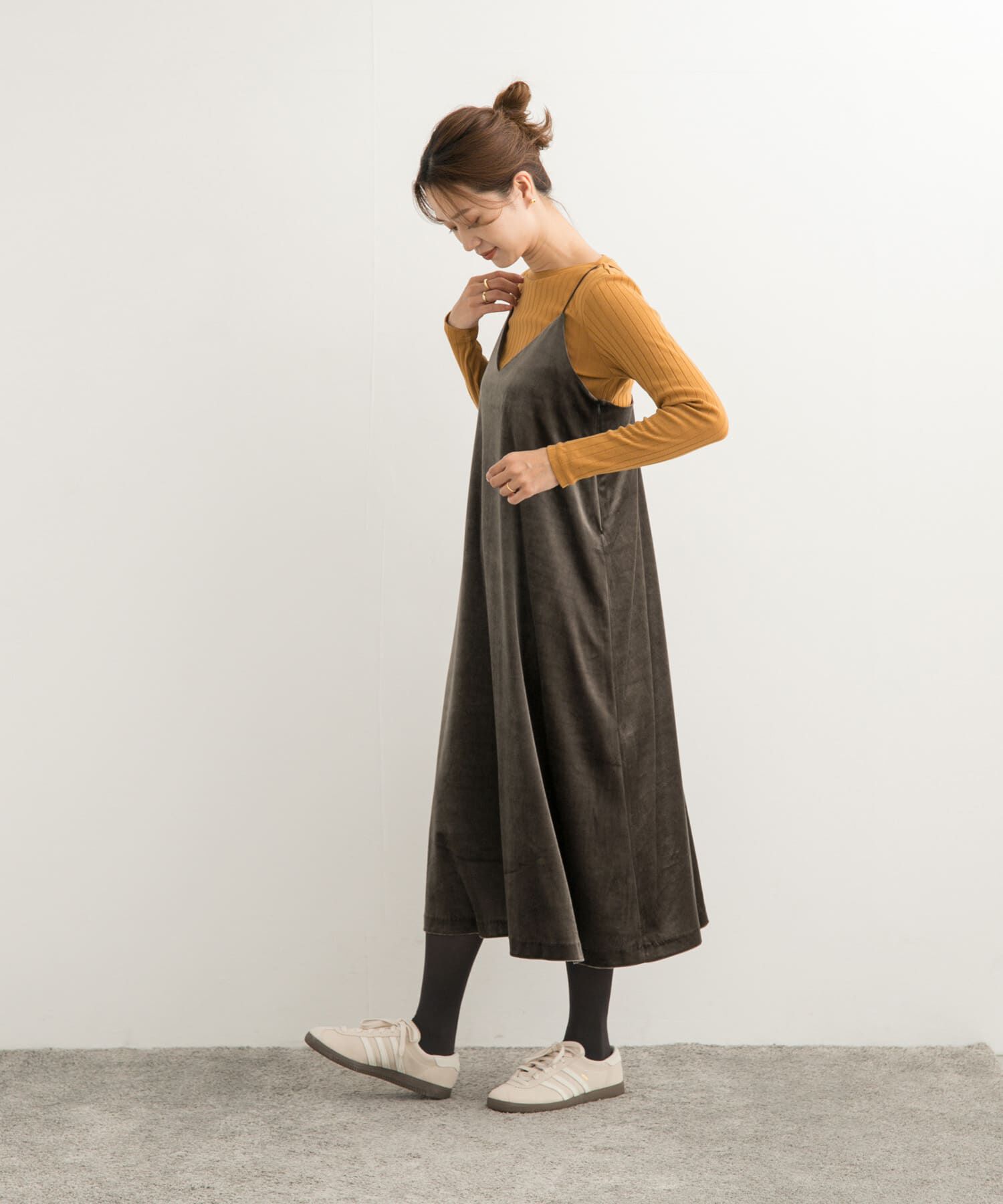 URBAN RESEARCH DOORS「Le GLAZIK　キャミソールドレス」|ワンピース|