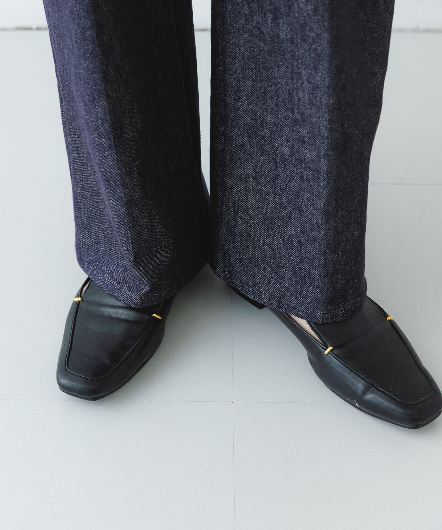 RODE SKO「『MADE IN JAPAN』スクエアトゥプチメタルローファー」|ローファー|