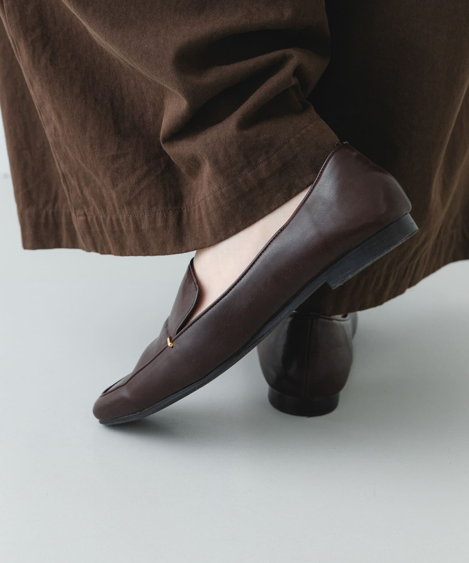 RODE SKO「『MADE IN JAPAN』スクエアトゥプチメタルローファー」|ローファー|