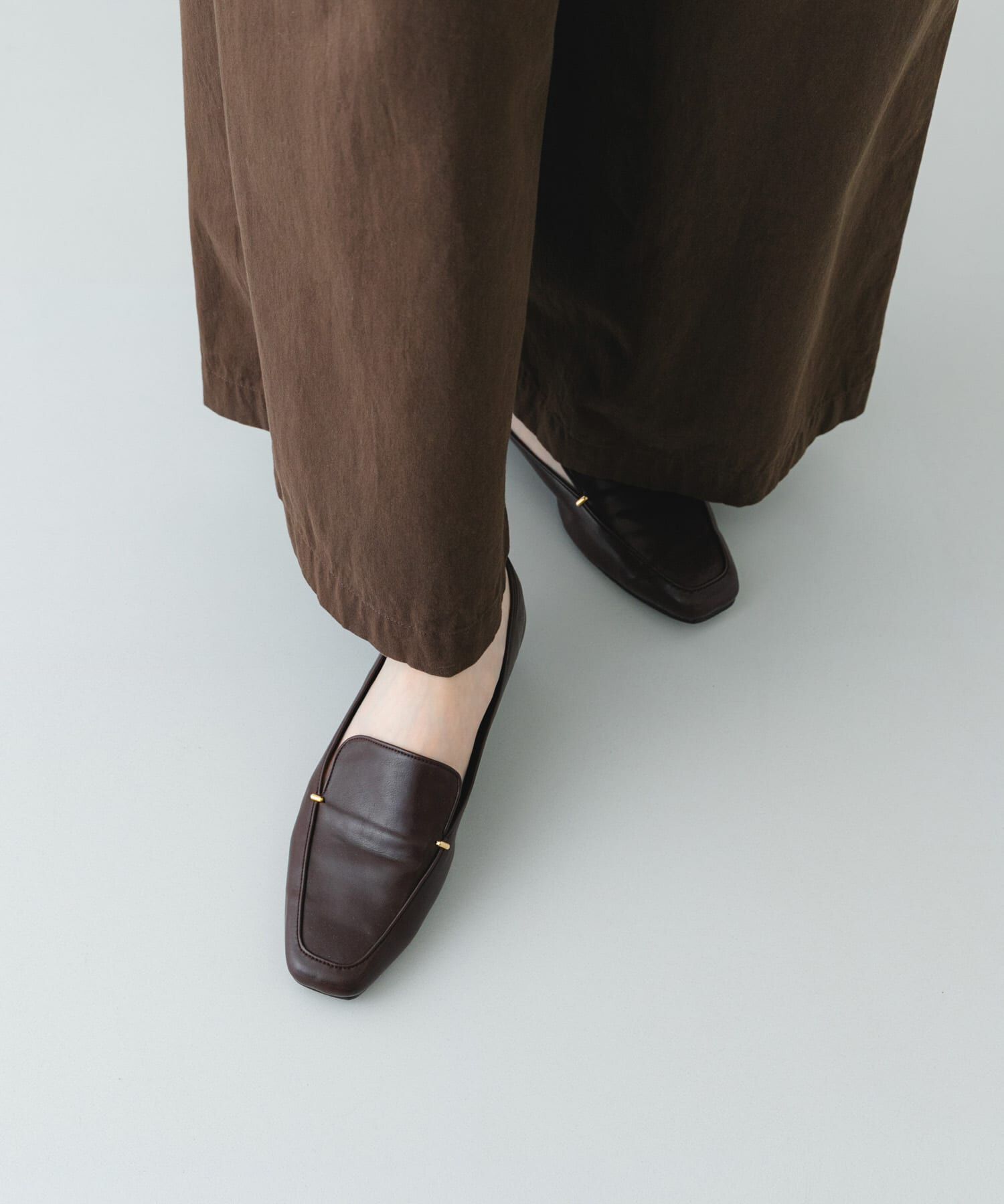 RODE SKO「『MADE IN JAPAN』スクエアトゥプチメタルローファー」|ローファー|