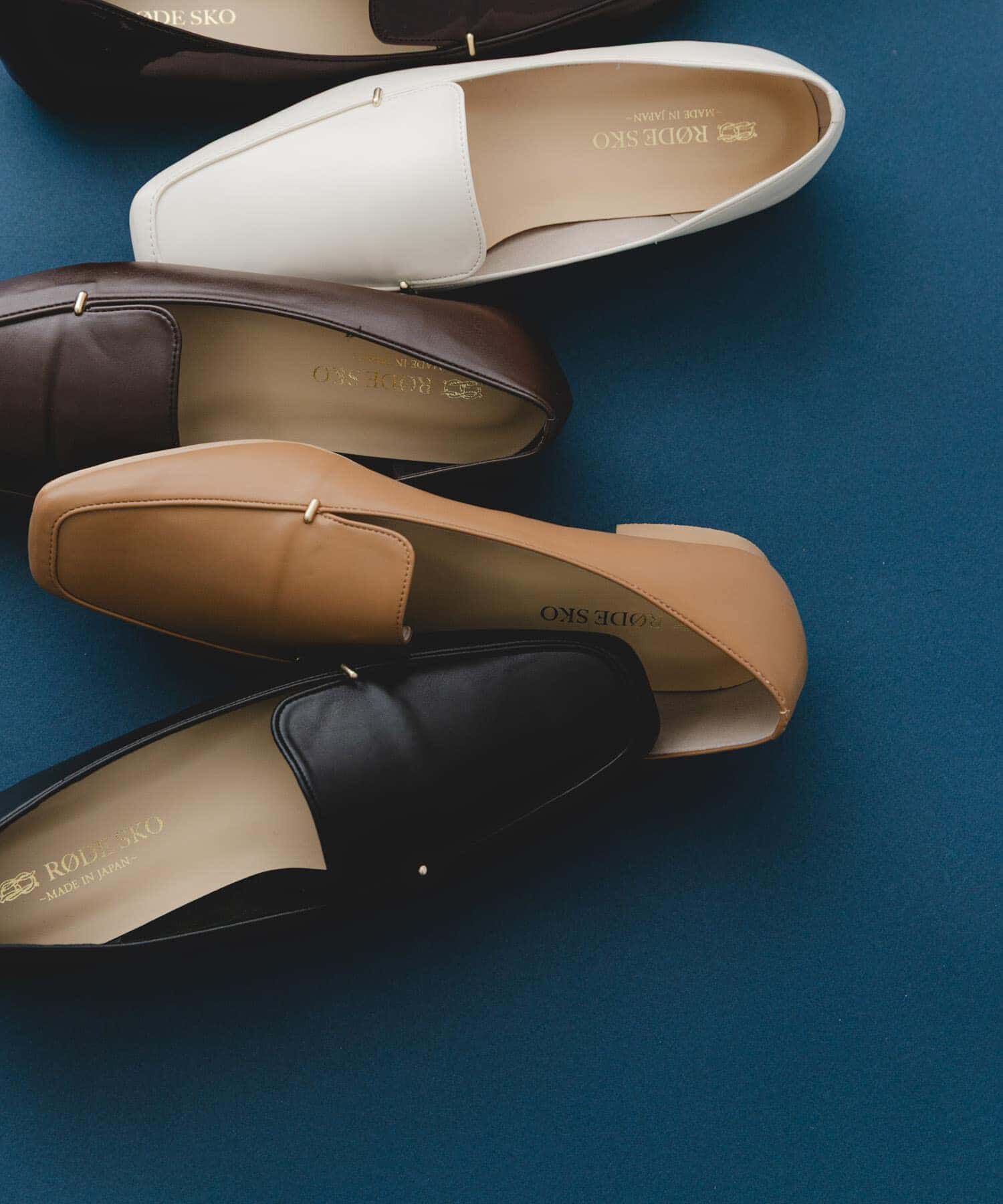 RODE SKO「『MADE IN JAPAN』スクエアトゥプチメタルローファー」|ローファー|