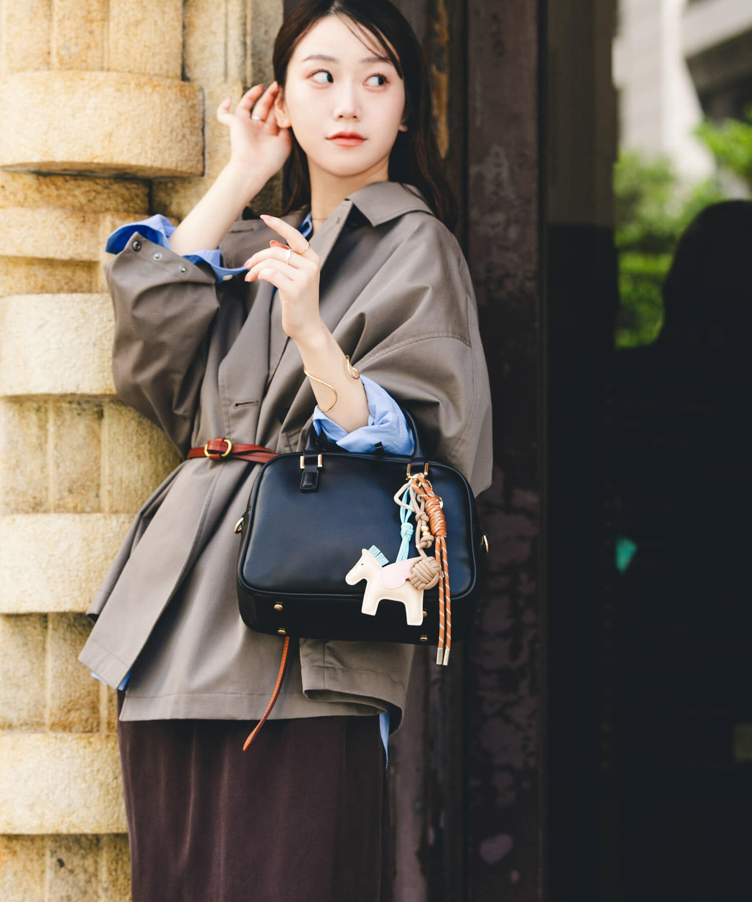 RODE SKO「チャームセットボストンバッグ」|ボストンバッグ|