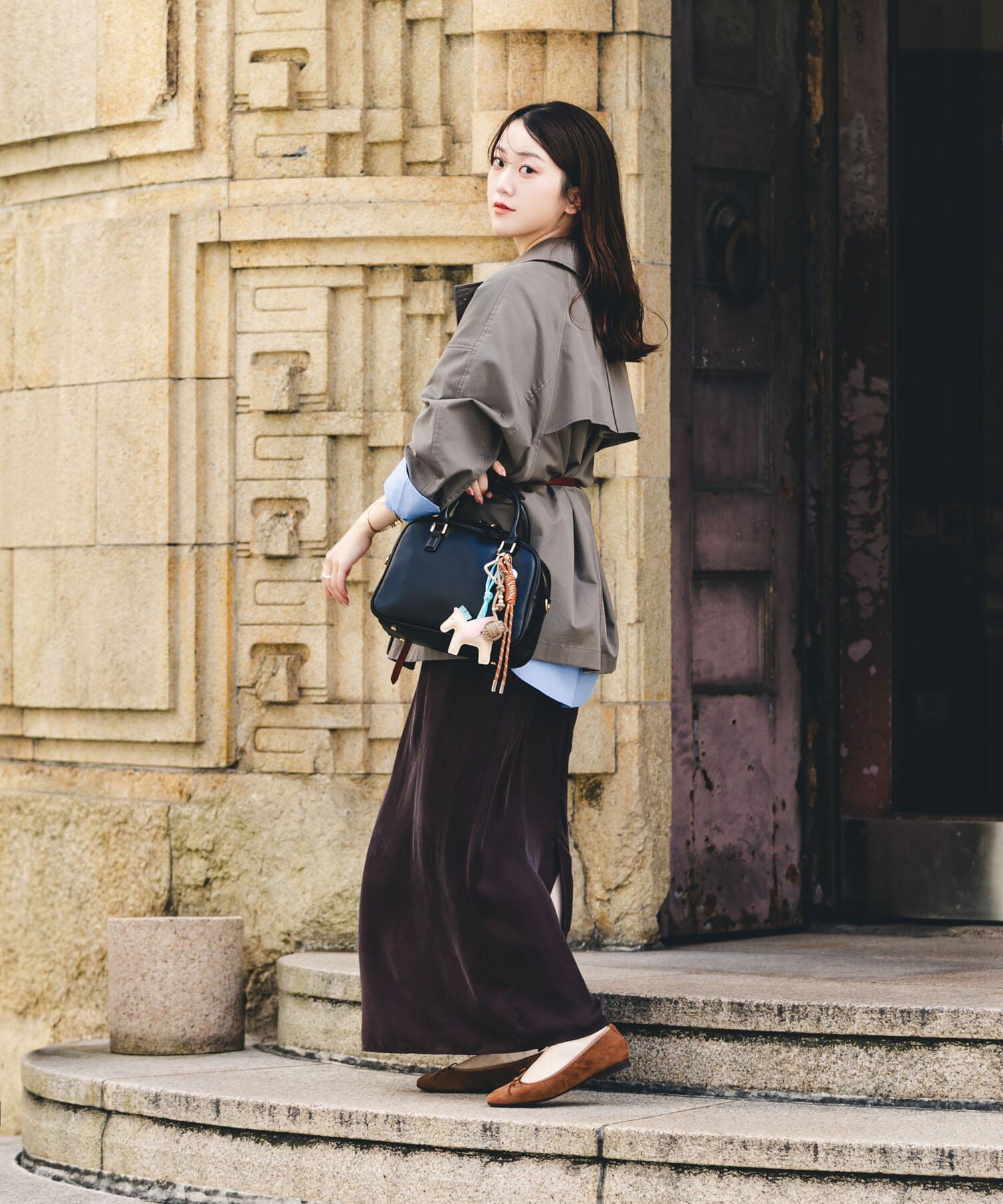 RODE SKO「チャームセットボストンバッグ」|ボストンバッグ|