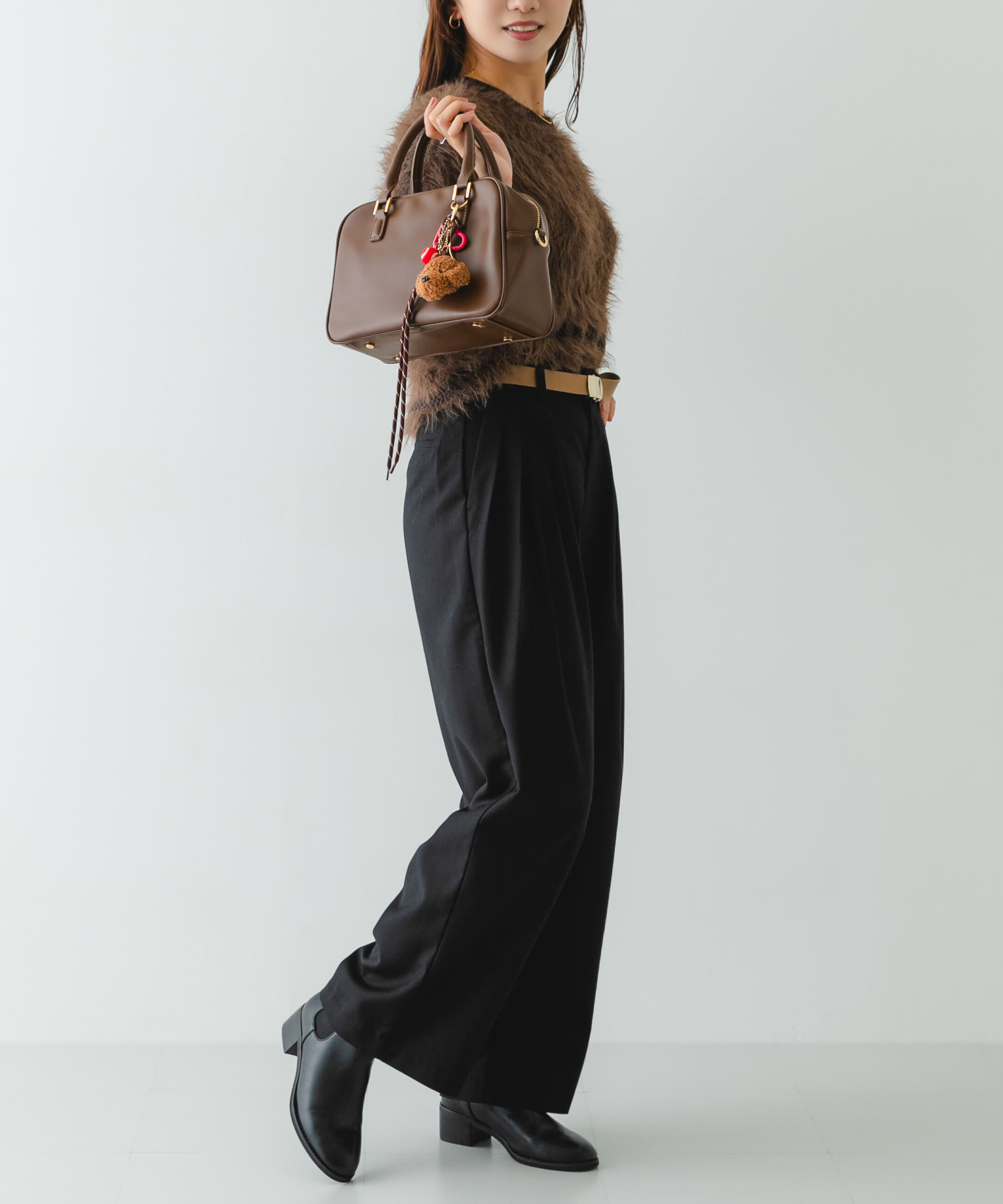 RODE SKO「チャームセットボストンバッグ」|ボストンバッグ|