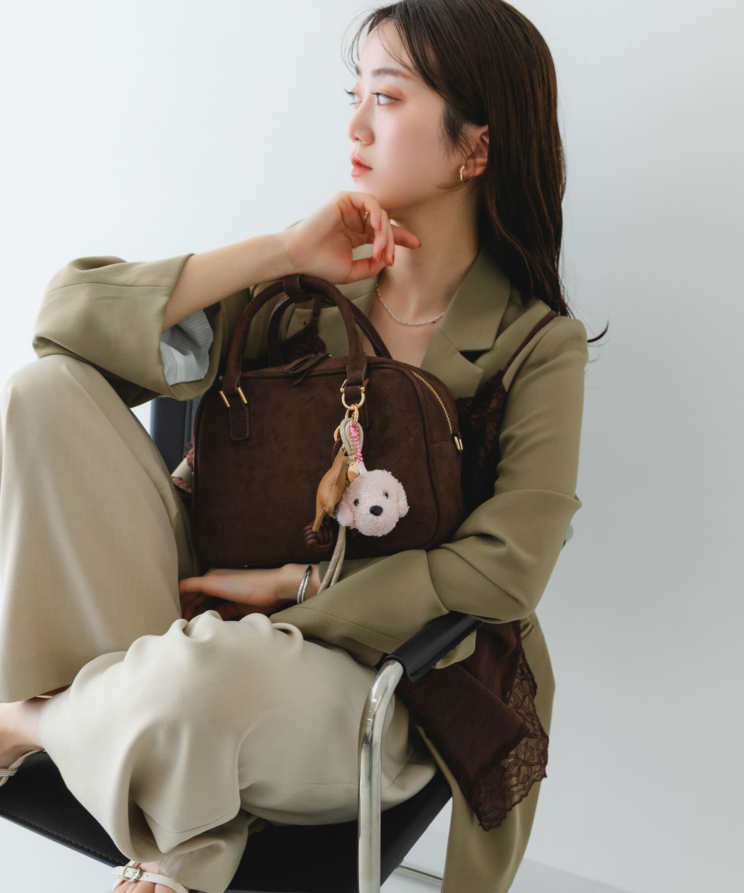 RODE SKO「チャームセットボストンバッグ」|ボストンバッグ|