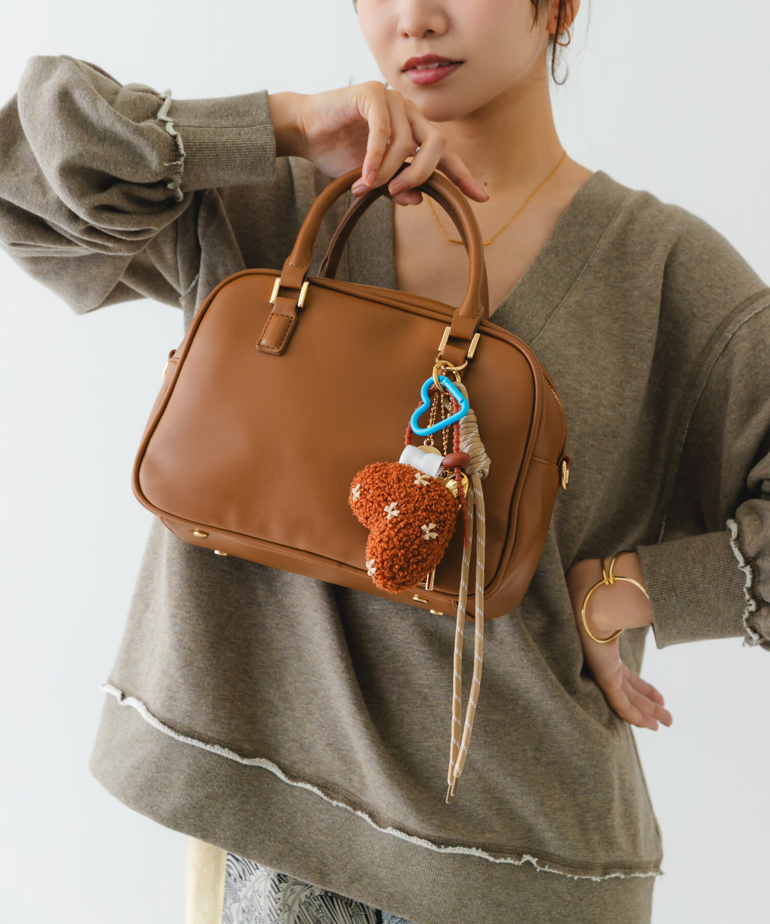 RODE SKO「チャームセットボストンバッグ」|ボストンバッグ|