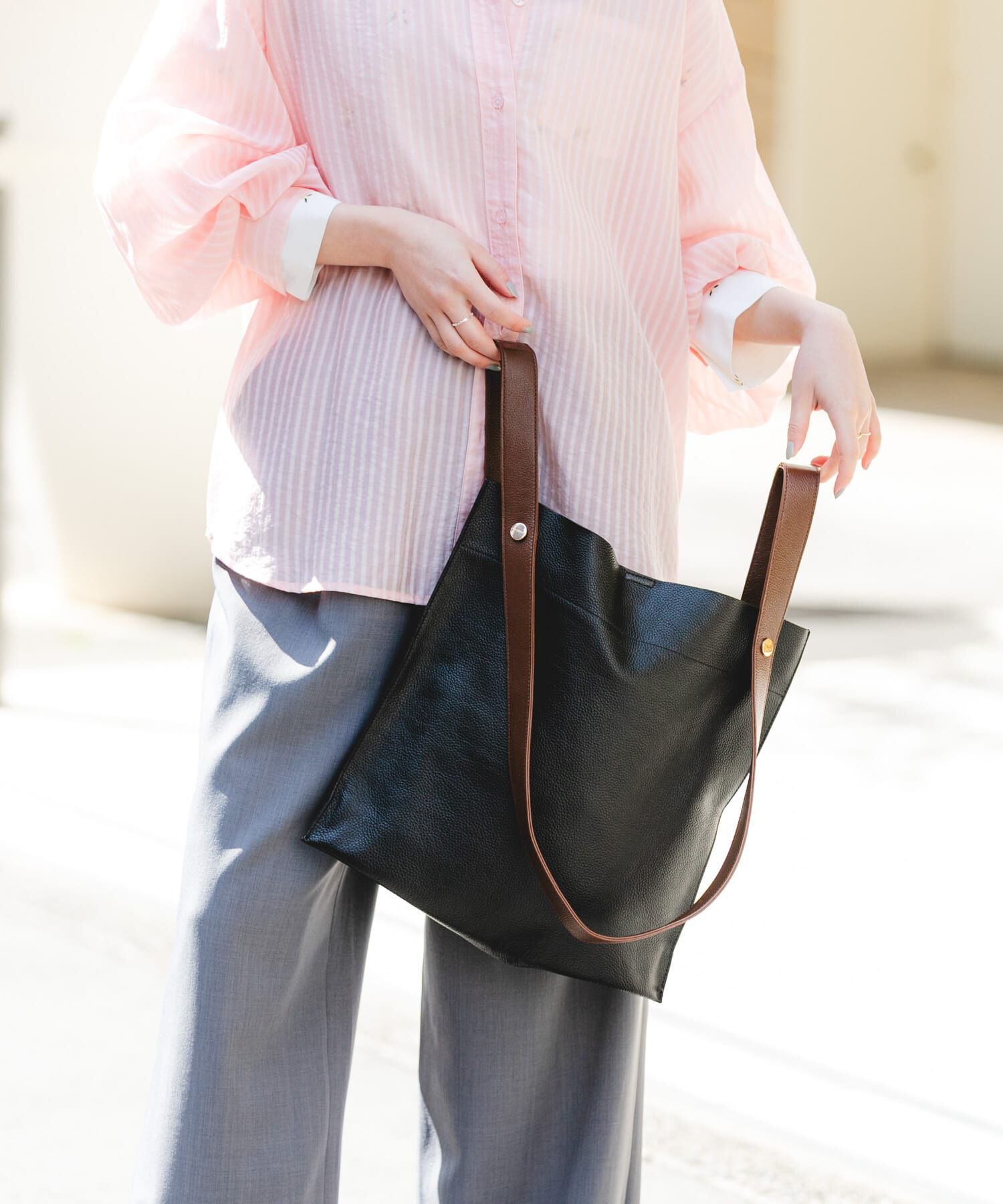 RODE SKO「『一部別注カラー』BEAURE　カウレザー2デザインベルトバッグ」|トートバッグ|