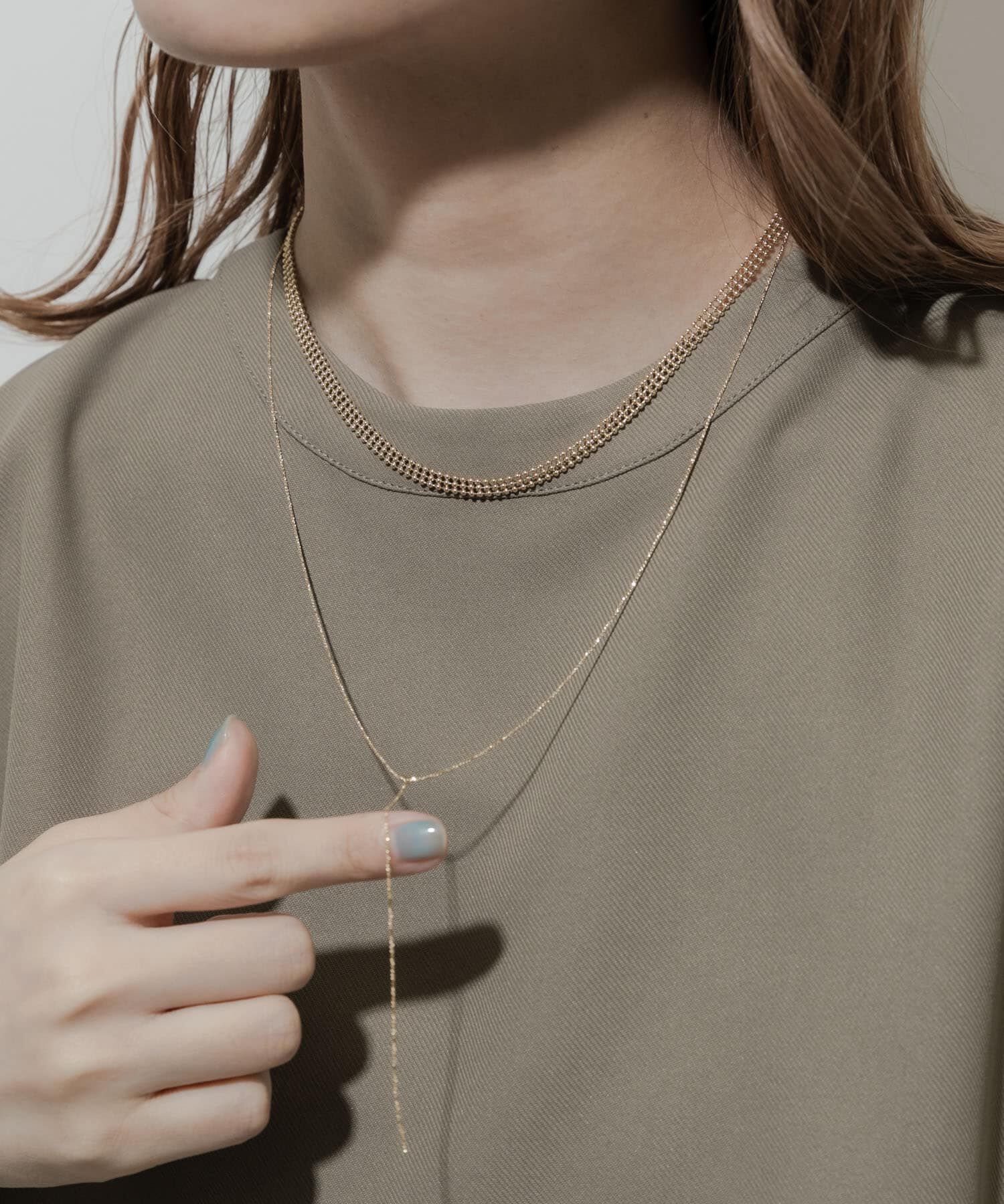 SMELLY「2セットネックレス」|ネックレス|ゴールド