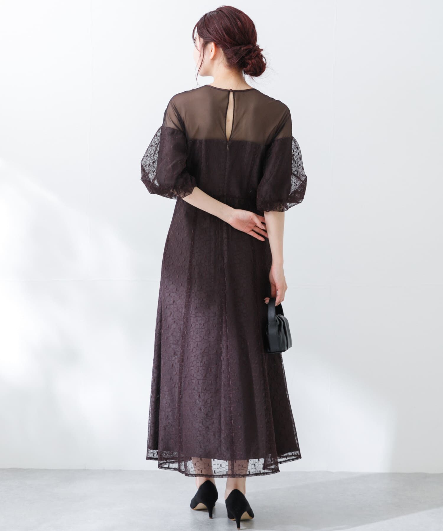 URBAN RESEARCH ROSSO「幾何学レースドレス」|ワンピース|