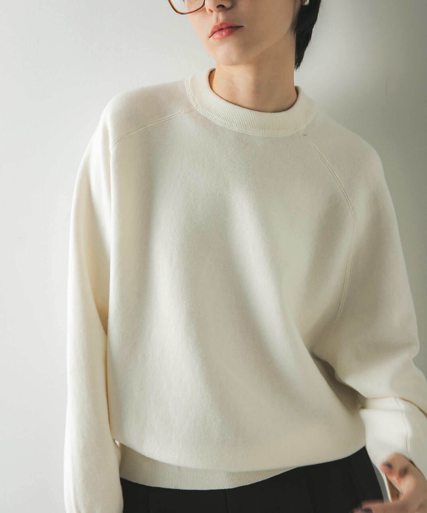 URBAN RESEARCH「コットンカシミヤスウェットニット」|ニット・セーター|