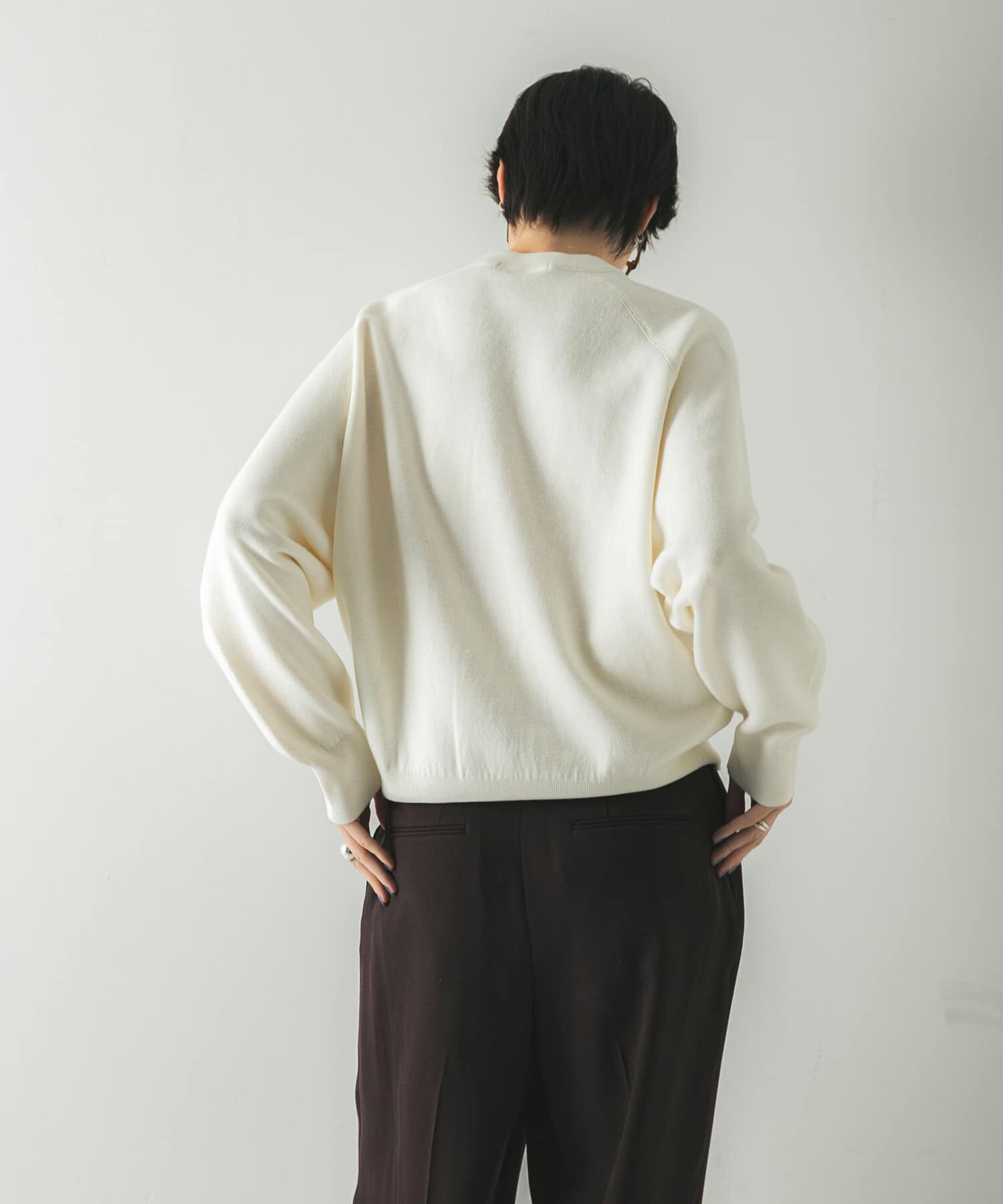 URBAN RESEARCH「コットンカシミヤスウェットニット」|ニット・セーター|