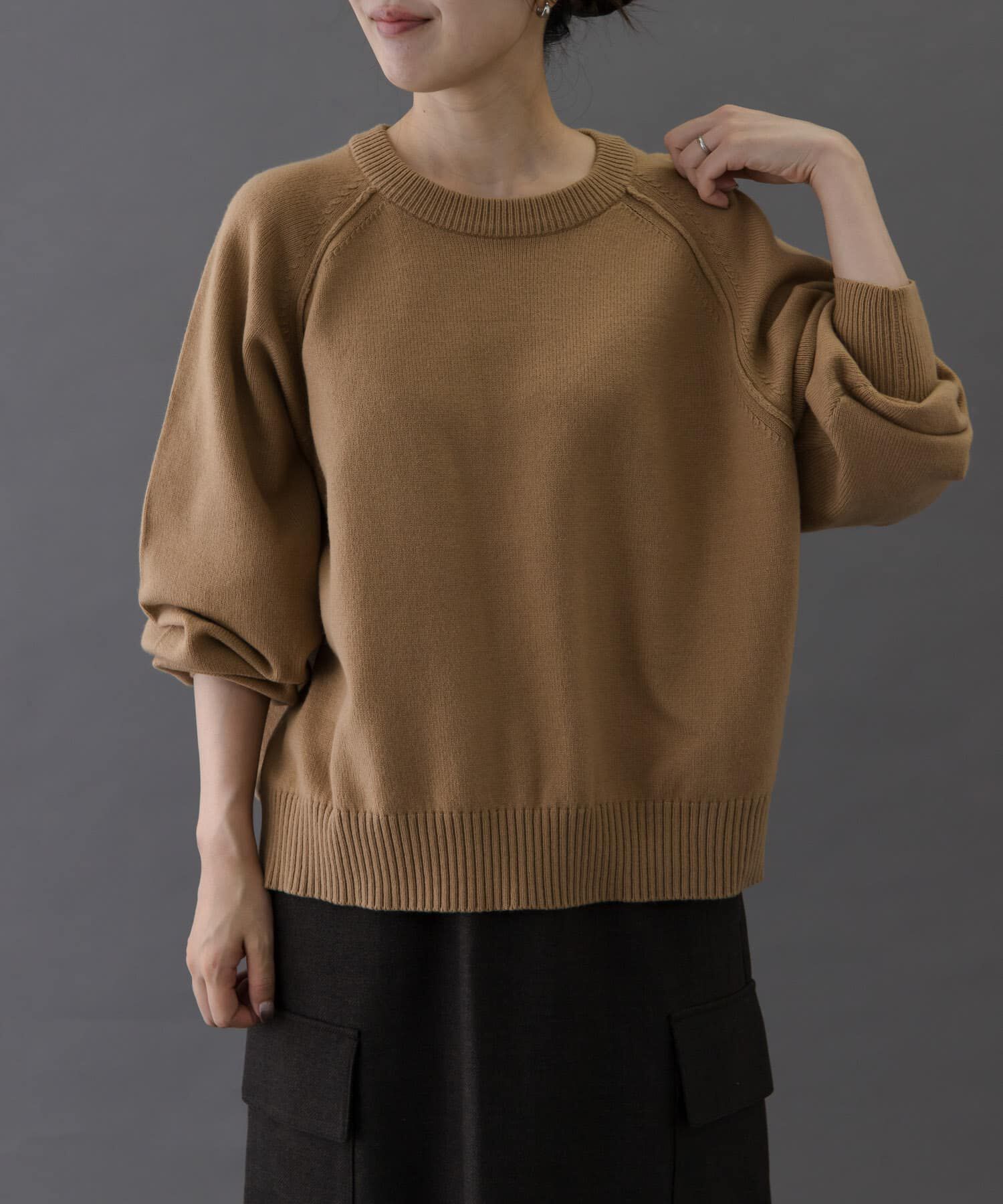 URBAN RESEARCH DOORS「FORK&SPOON　ラグランニットプルオーバー」|ニット・セーター|