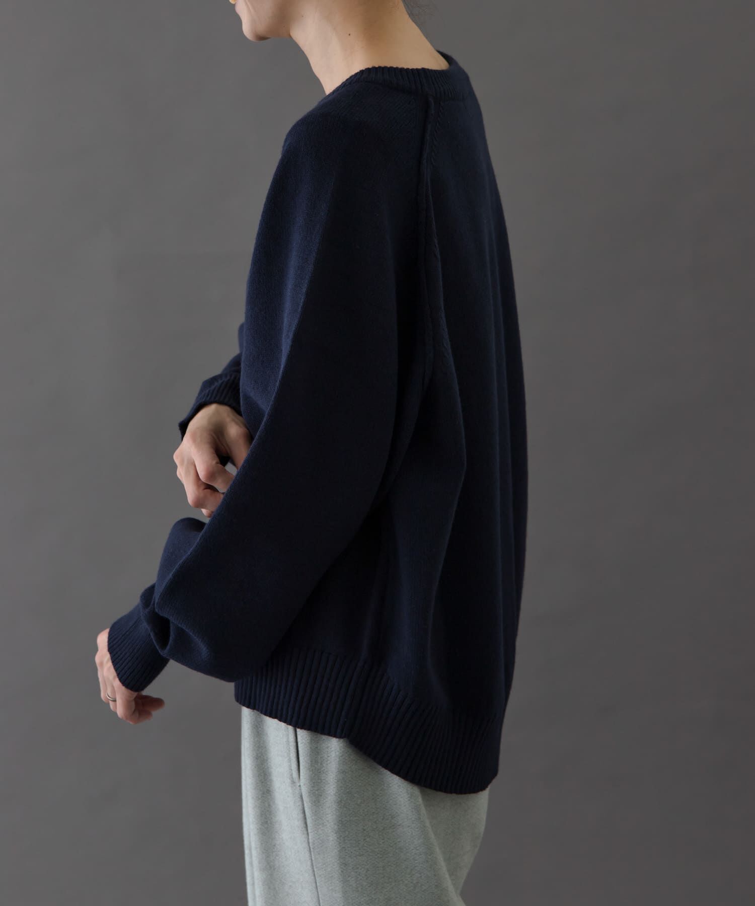 URBAN RESEARCH DOORS「FORK&SPOON　ラグランニットプルオーバー」|ニット・セーター|