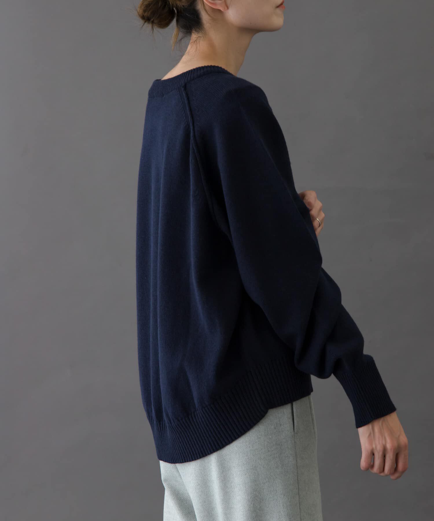 URBAN RESEARCH DOORS「FORK&SPOON　ラグランニットプルオーバー」|ニット・セーター|