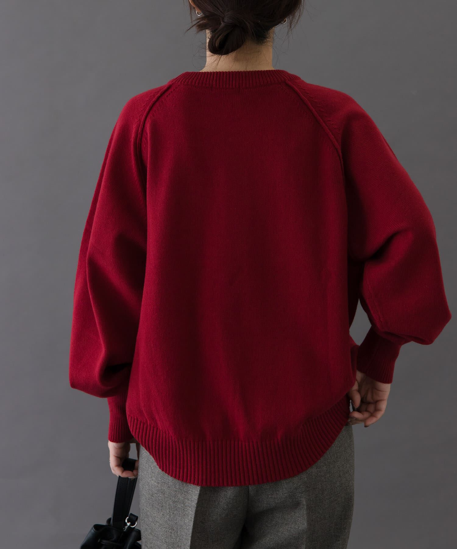 URBAN RESEARCH DOORS「FORK&SPOON　ラグランニットプルオーバー」|ニット・セーター|