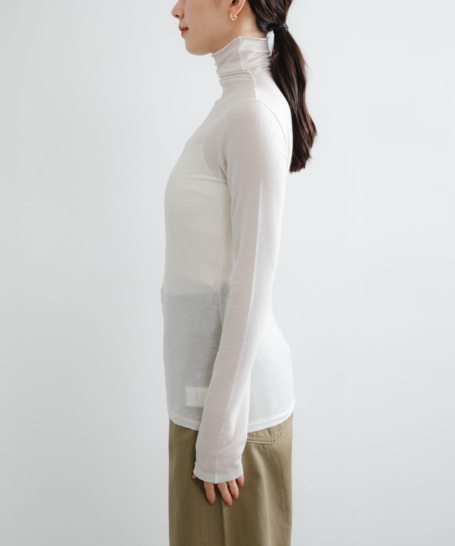 URBAN RESEARCH「カシミヤシルクタートルカットソー」|Tシャツ・カットソー|