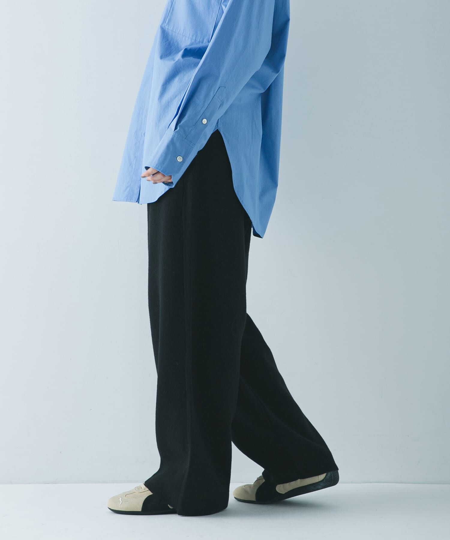 URBAN RESEARCH「コットンカシミヤルーズニットパンツ」|その他|ブラック