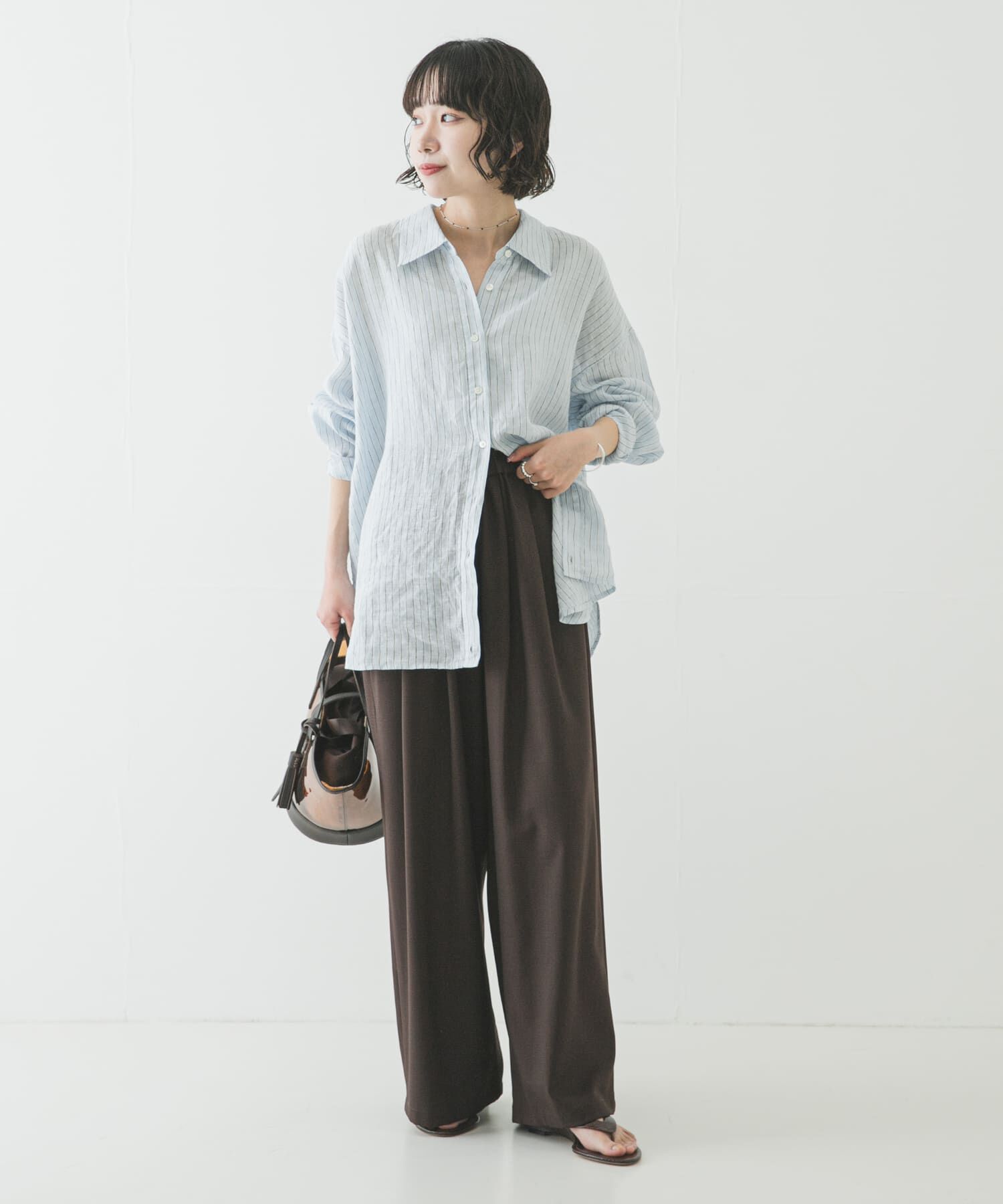 URBAN RESEARCH「『3サイズ展開』『イージーケア』タックギャザーストレートパンツ」|その他|