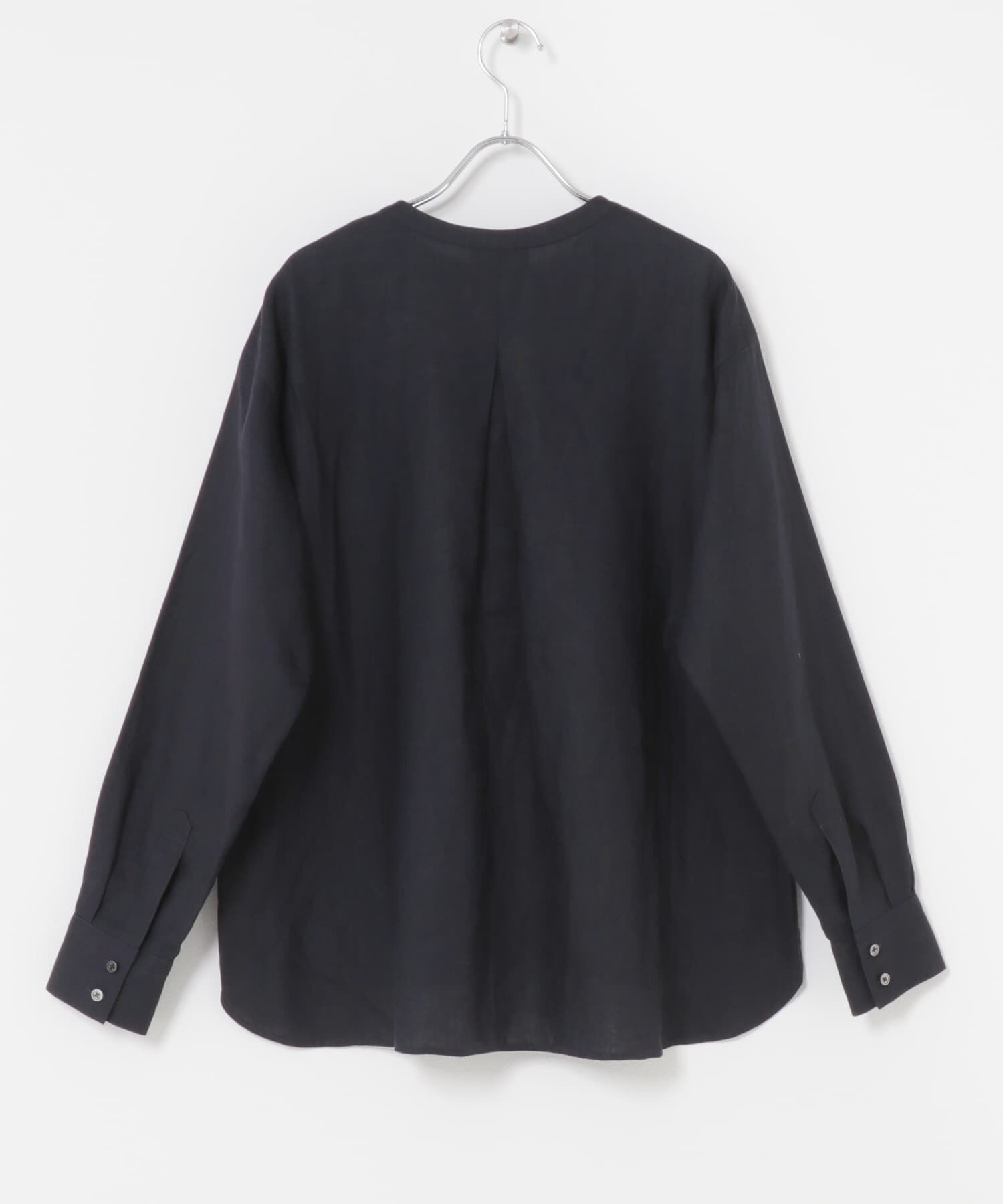 かぐれ「リネンヘンリーワイドシャツ」|シャツ・ブラウス|